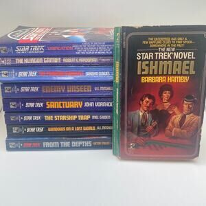 Star Trek Vintage Paperback Lot of 9 80s 90s